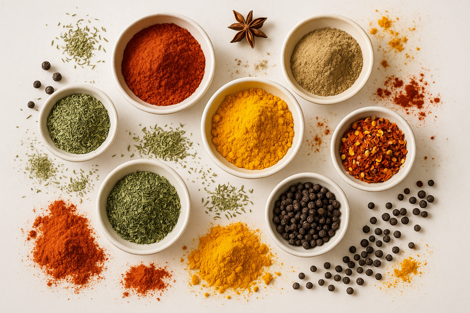 seasoning ligth background